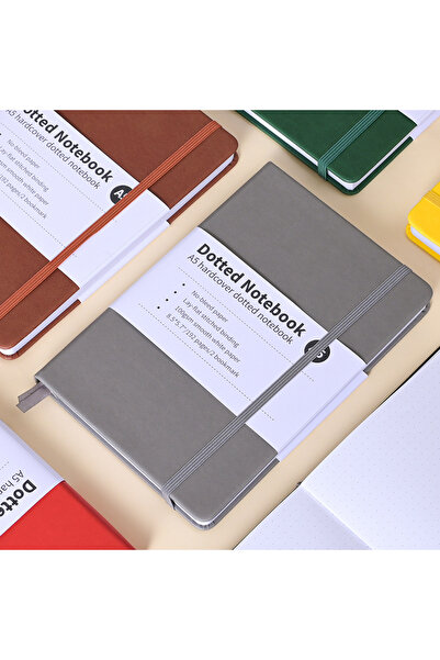 Choice A5 Black A5 Notebook 192 Pages Classic Journal Dotted Paper Hard Cover...