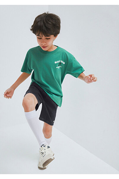 Mavi Printed Green Boy's T-Shirt M6610414-71697