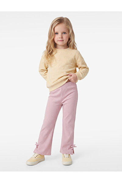 Koton Bow Detailed Spanish Flare Sweatpants
