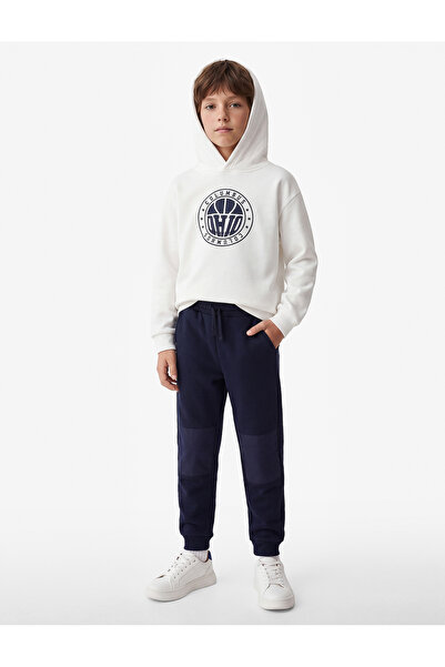 Koton Basic Jogger Sweatpants with Pocket Detail and Tie Waist