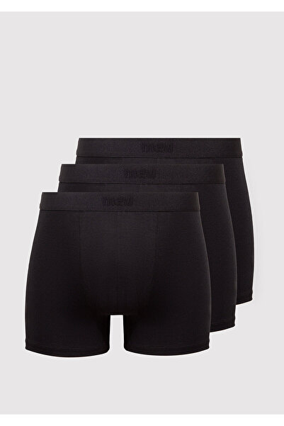 Mavi 3lü Siyah Basic Boxer 0912088-900