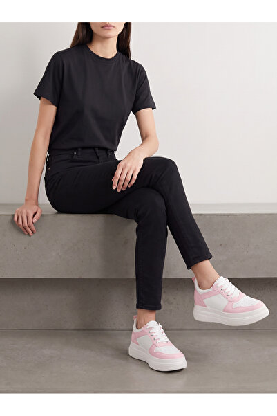Riccon Mira Alba Kadın Sneaker 0012502 Beyaz Pudra Cilt