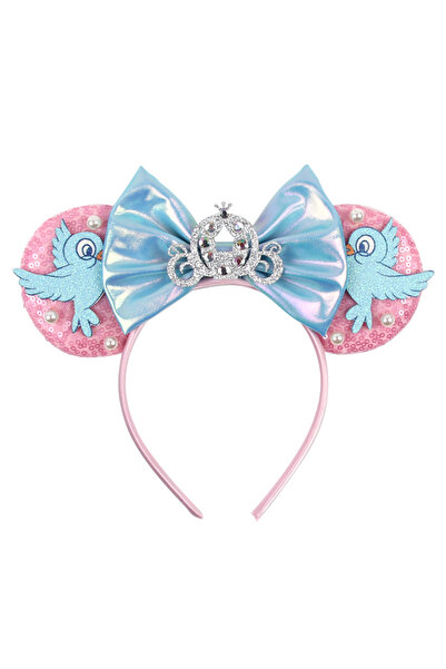 Choice TDMQ181-3 Cinderella Cartoon Mouse Ear Headband Sequin Bows Girl Adult...