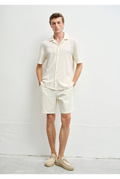 Mavi Dayton Casual Ecru Jean Shorts 0410093-90390