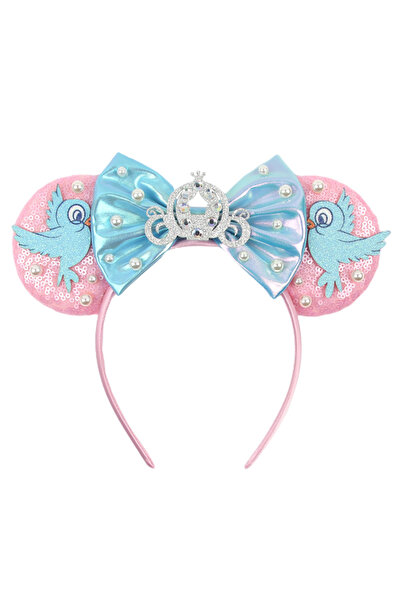Choice24 TDMQ181-5 Cinderella Cartoon Mouse Ear Headband Sequin Bows Girl Adu...