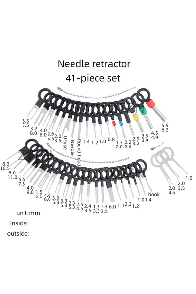 Choice 41PCS 41 General Motors Terminal Disassembly and Repair Tools Wire Plu...