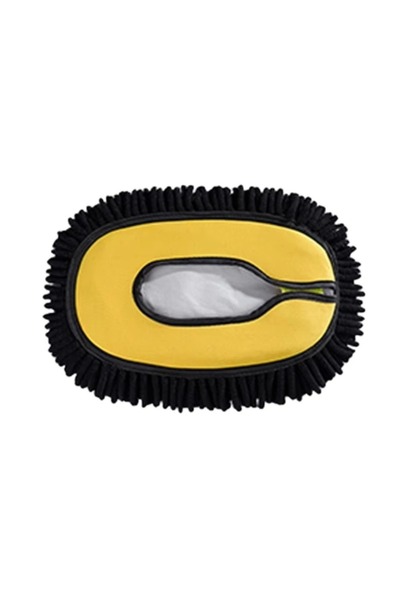 Choice Yellow New 27cm Car Wash Mop Head Chenille Removable Mop Replacement C...