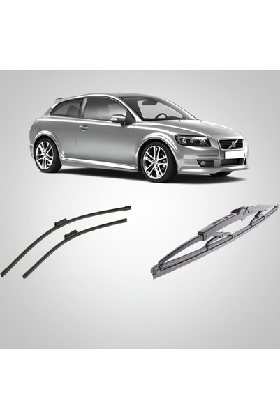 Bosch Комплект от 3 чистачки за VOLVO C30 (533) 2006-2012, за предно и задно ...