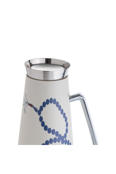 Blends Beads Beige Spout Tea and Coffee Flask from Tila