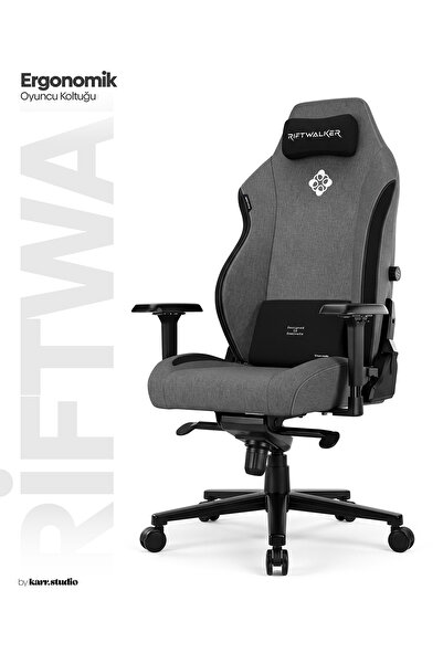 Karr Gaming Riftwalker Ergonomik Oyuncu Koltuğu - Gri