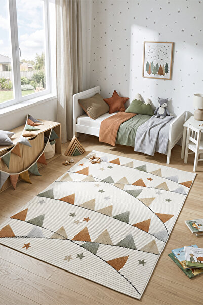 venucci home & living Step Premium Çocuk halısı Kız Erkek Bebek Odası Çocuk O...