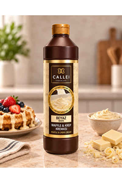 Callei Chocolate WAFFLE & KREP & PANKEK BEYAZ SOS 1000 GR