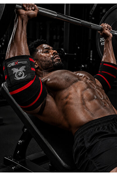 Dex Supports Elbow Wraps – Ağırlık Antrenmanı Dirsek Bandajı 2’li