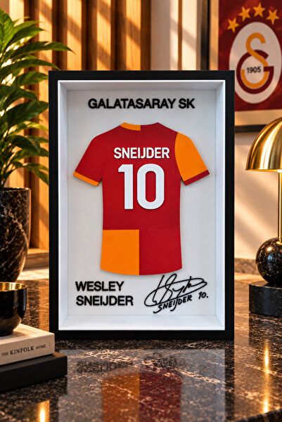 Genel Markalar Galatasaray Wesley Sneijder 3D İmzalı Çerçeve - Özel Seri