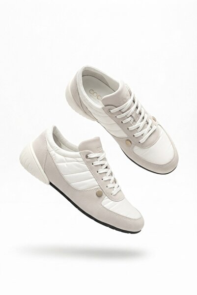 Zerenyus Jawen Premium Gray Nubuck Gold Sports Shoes