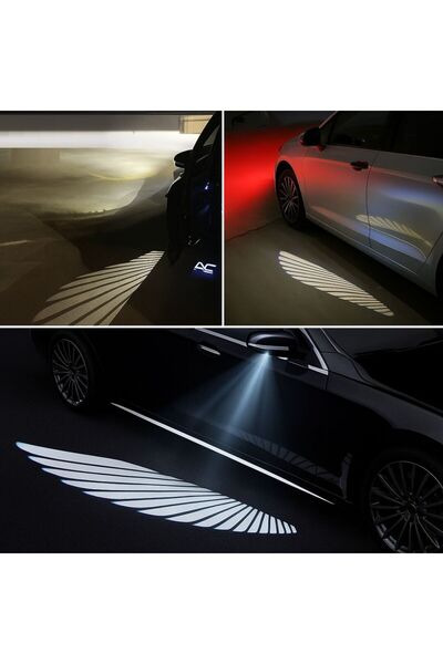 Genel Markalar AUTOGP Üniversal ayna altı led angel kanat
