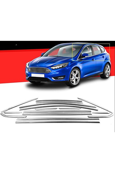 AEM AUTOGP Ford focus 3 hb cam çerçevesi kenar çıtası krom tamtur 2011 / 2018...