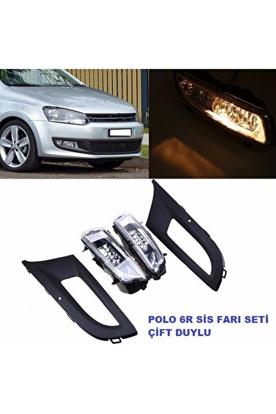 Genel Markalar Vw polo 6r sis lambası farı çerçeveli çif duylu takım 2009 / 2014