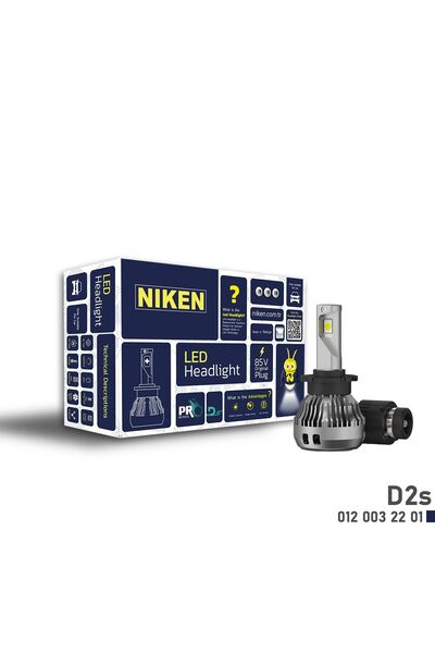 Niken D2s led xenon far aydınlatma seti şimşek etkili pro 7500lm 2 adet