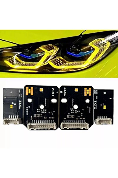 autogp Bmw g22 g26 angel led modülü sarı 2019 / 2023 laser far uyumlu