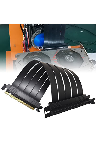 N2L Store Cablu Riser PCI-E 3.0 x16 N2L Store ® Extensie GPU 128Gbps, 90 de g...
