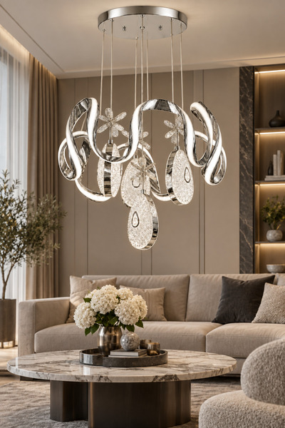 Ulucam Aydınlatma Yay 4 Toplu Modern Led Avize
