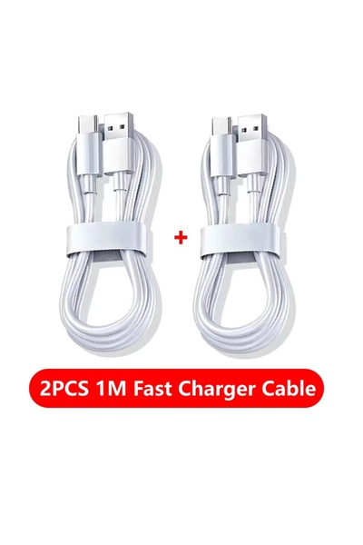 Choice3 2 قطعة كابل شحن سريع من النوع C بطول 1 متر 6 أمبير 100 واط، سلك بيانا...