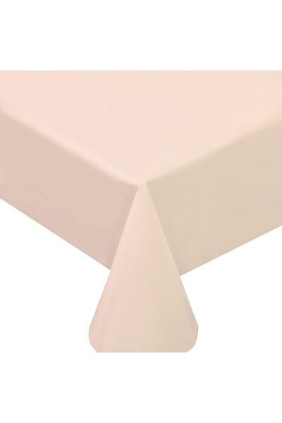 OEM Fata de Masa din Plastic Ecru 137x274cm - Fete Monocolore Unica, Bucatarie