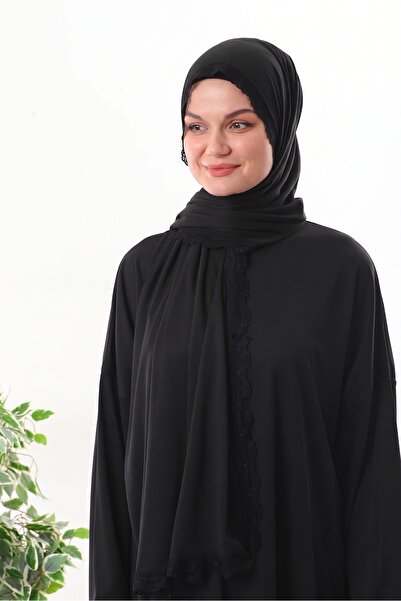 medipek dantelli başörtülü fermuarlı bilekleri lastikli kayma yapmaz namaz el...