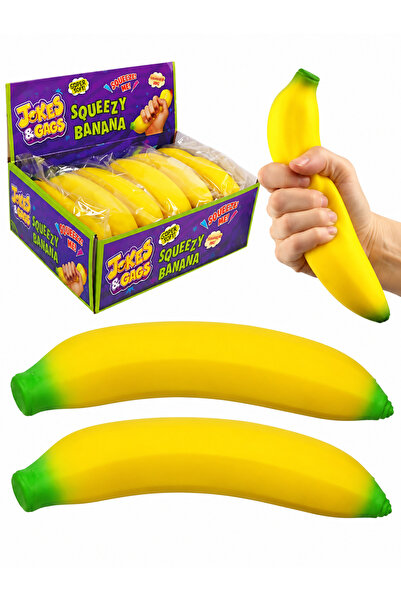 TOYTOPIA Muz Squishy Stres Oyuncağı Sık Bırak - Muz Sukuşi