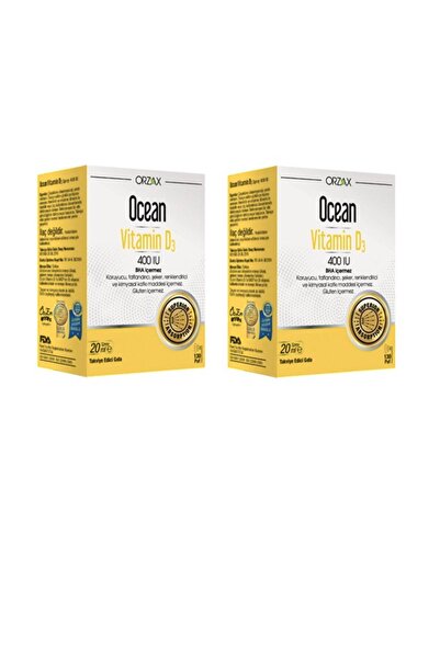 Ocean D3 Vitamin 400 Iu Sprey 20ml X2 Adet
