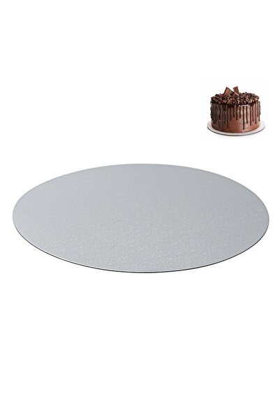 OEM Suport Baza din Hartie Argintie pentru Tort Ø30.5cm - 1buc - Suporturi Cr...