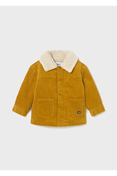 MAYORAL Baby Boy Fur Collar Coat