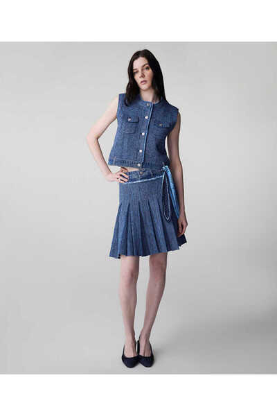 İpekyol Denim mix triko etek