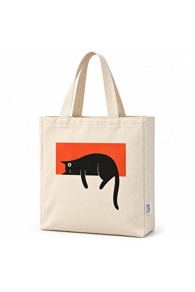 Luvili Kanvas Bez Omuz Çantası 35x40x10 cm Körüklü Günlük Tote Bag | Yorgun K...