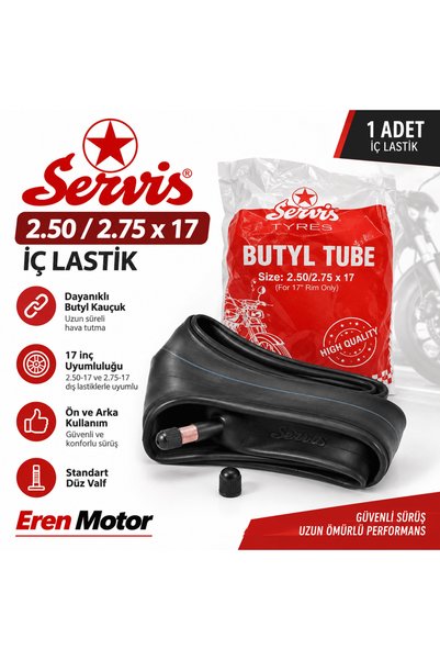 Genel Markalar 2.50 / 2.75 x 17 Motosiklet İç Lastik