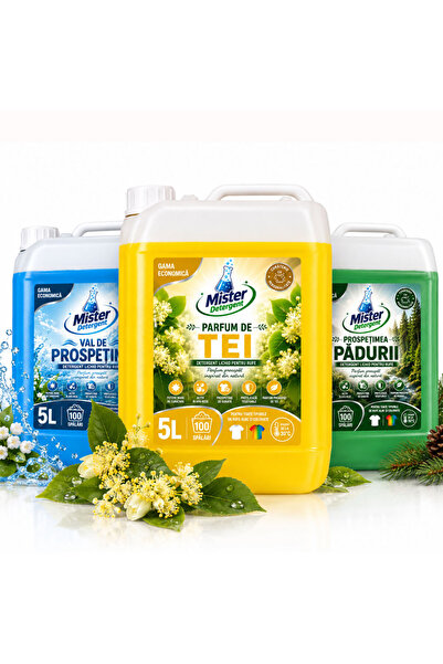 Mister Detergent Pachet 3 x Detergent lichid 3 x 5L | 300 spălări
