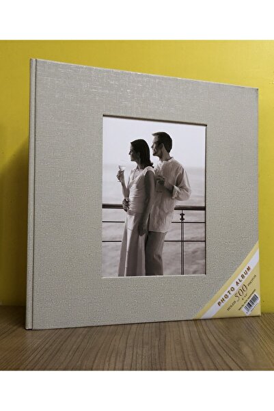 10x15cm 500'lük Koton Desenli Delüx Fotoğraf Albümü Acr-16wpp46500 Krem