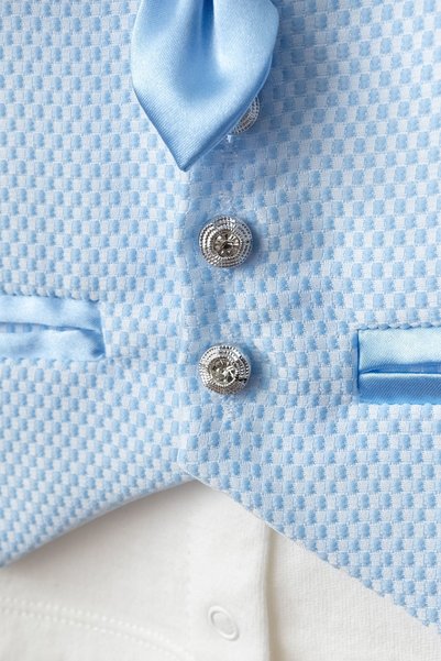Harry&Millie Baby Boy Newborn 6 Piece Mevlüt Set with Vest and Tie