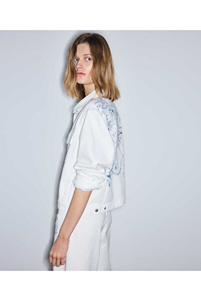 İpekyol Embroidered and Visual-Printed Jacket