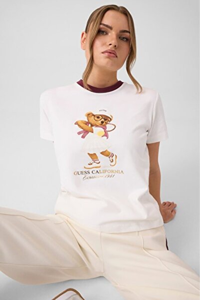 Guess Tennis Women's Active Regular Fit T-Shirt