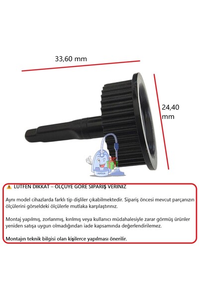 Popüler Philips FC6823/XC7043/XC8043/XC8049 Fırça Mekanik Dişlisi Speed Pro Max ile Uyumlu