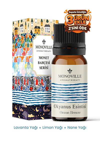 Monoville Okyanus Esintisi Uçucu Yağ Karışımı 10 ml (Ocean Breeze Essential O...
