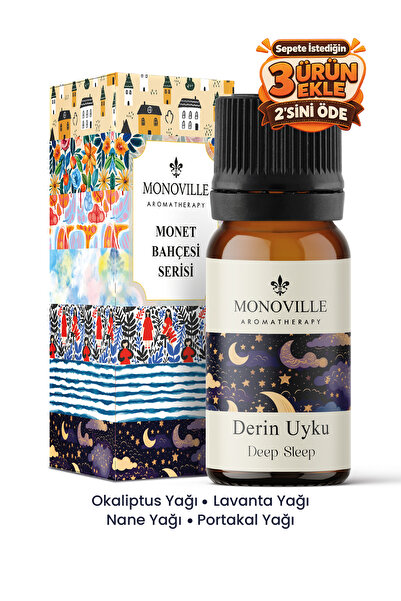 Monoville Derin Uyku Uçucu Yağ Karışımı 10 ml (Deep Sleep Essential Oil Blend)