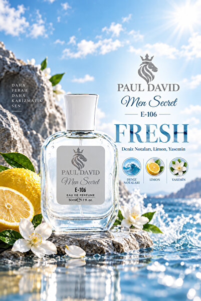 E-106 Fresh Erkek Parfüm EDP Uzun Süre Kalıcı 50 ml