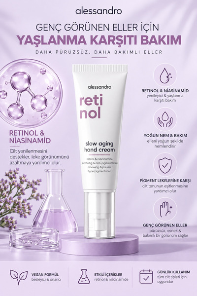 Alessandro Retinol Slow Aging Hand Cream 50 ml 36-007