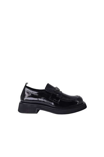 ALBİNİ 26100553R Patent Leather Women's Loafer Shoes