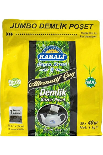 Karali Çay Karali Alternatif Demlik Poşet 1 Kg X 3 Adet