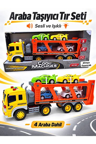 afreyz oyuncak Oyuncak Araba Taşıyıcı Tır Sesli Işıklı Kaliteli Taşıyıcı Tır ...