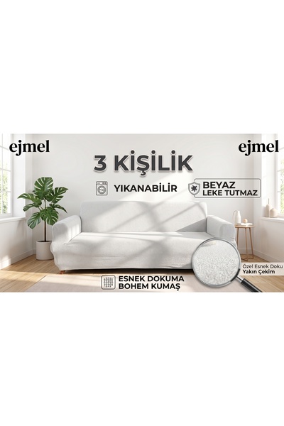 EJMEL Κάλυμμα καναπέ μποέμ νέου στυλ, υφασμάτινο κάλυμμα καναπέ BOHEM, κάλυμμ...